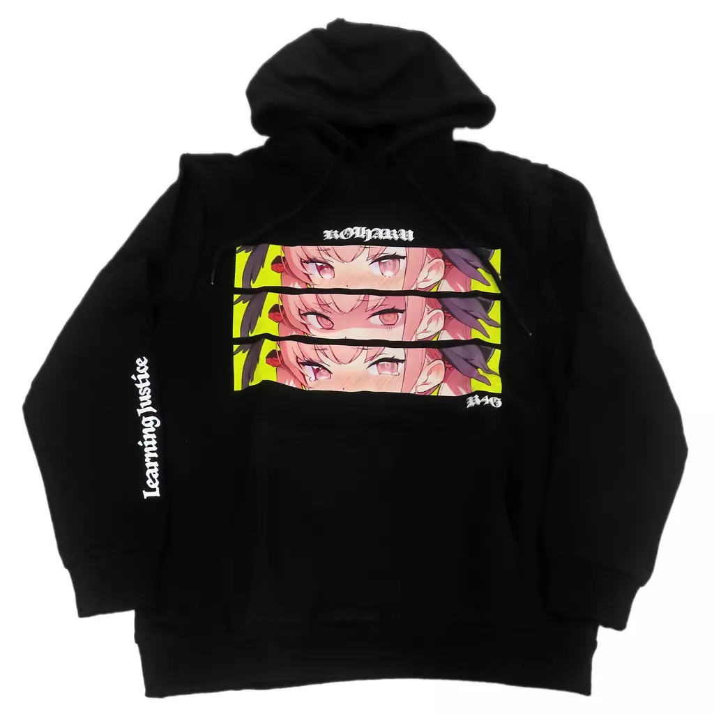 下江コハル HOODIE for KOHARU(フーディー) ブラック Lサイズ 「ブルーアーカイブ×R4G」