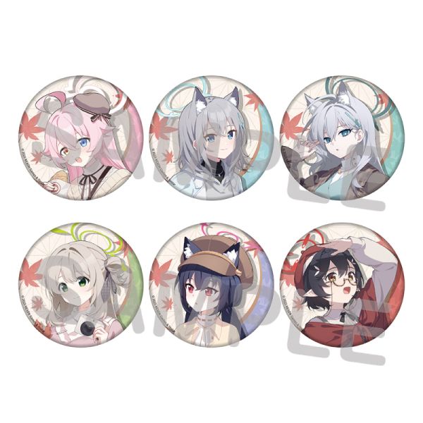 描きおろし缶バッジ（アビドス高等学校）コンプリートセット