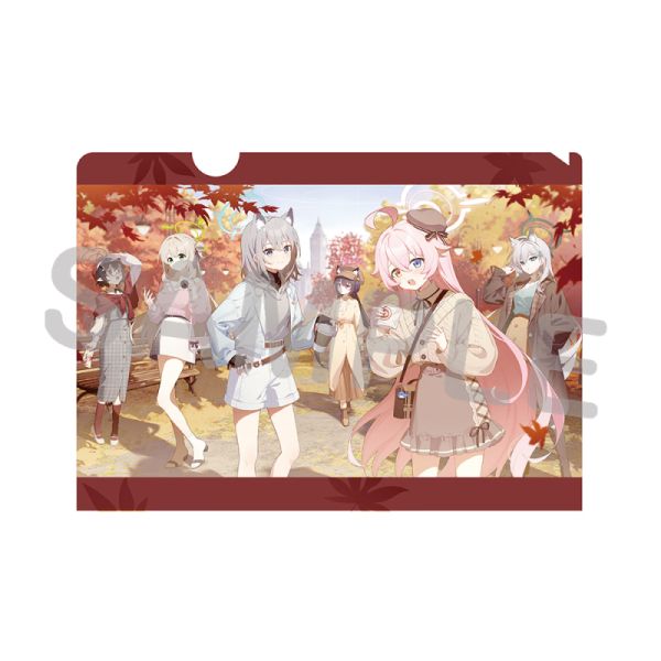 描きおろしクリアファイル（アビドス高等学校）