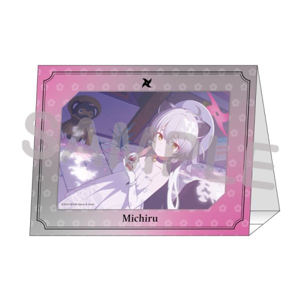 台紙付きブロマイド（ミチル（ドレス））